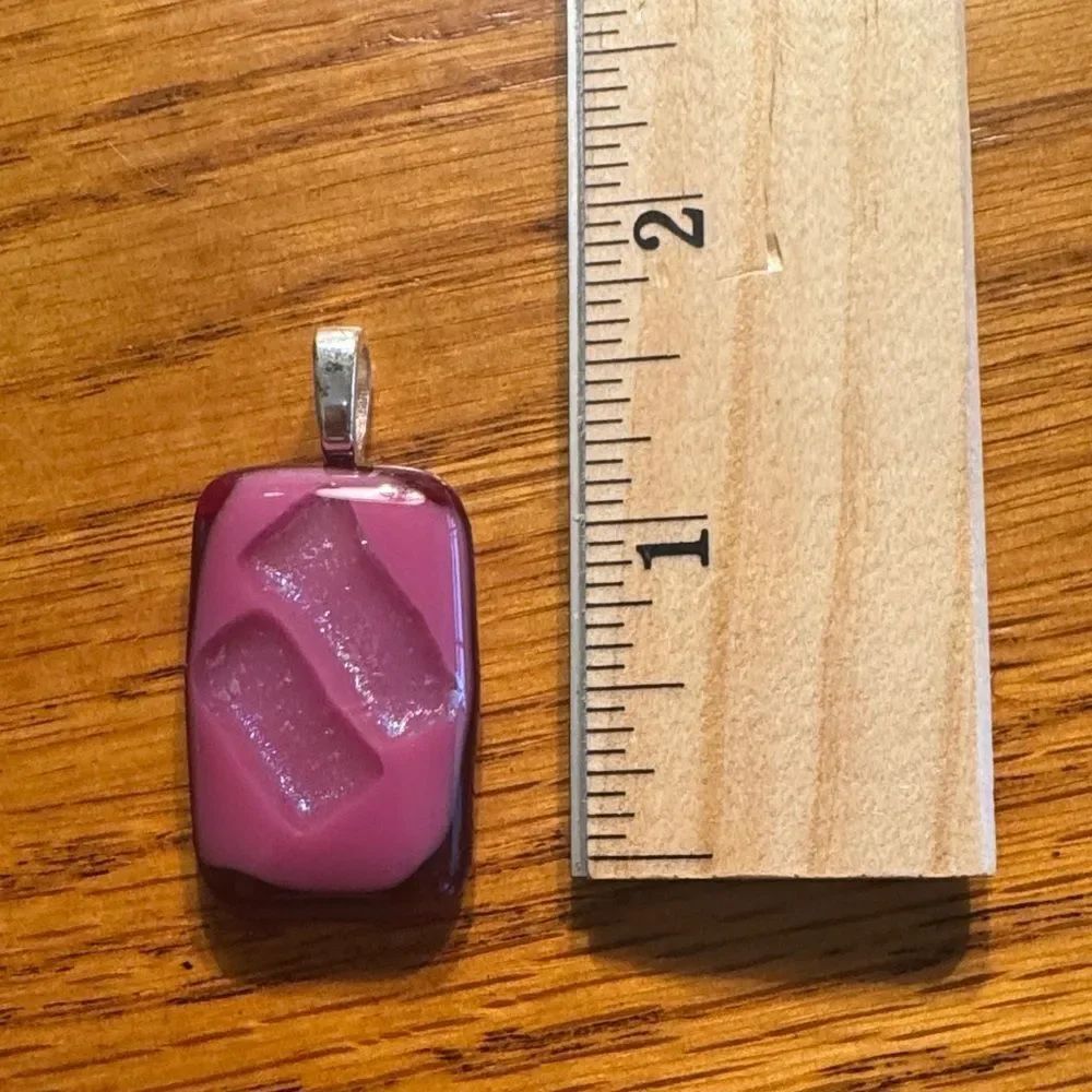 Pink Glass Pendant